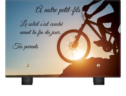 Plaque funéraire velo-de-descente 30 plapuedacaes.com
