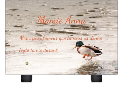 Plaque funéraire plaque-funeraire-canard 5 plapuedacaes.com
