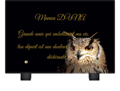 Plaque funéraire plaque-funeraire-hibou 5 plapuedacaes.com
