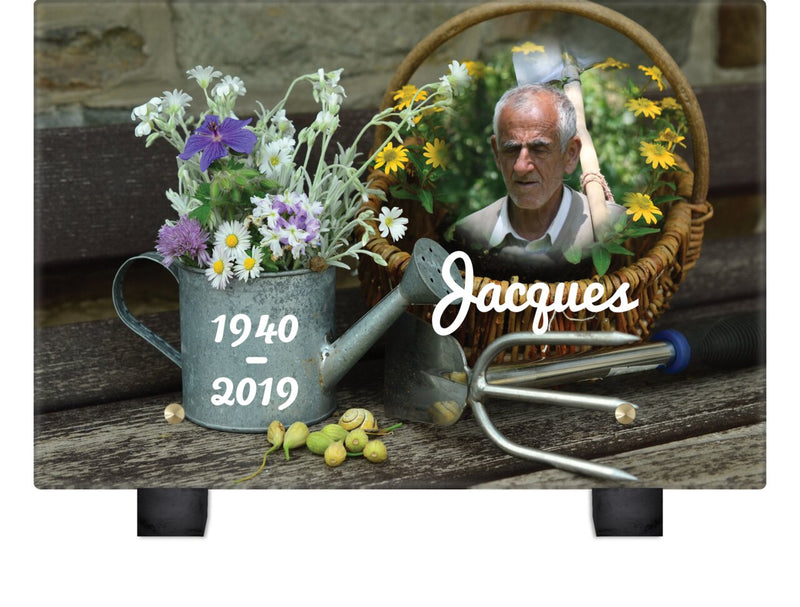 Plaque funéraire outils-du-jardinier 26 plapuedacaes.com
