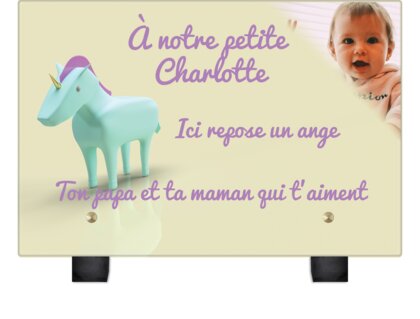 Plaque funéraire licorne-en-3d 29 plapuedacaes.com

