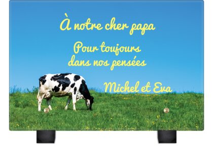 Plaque funéraire plaque-funeraire-vache 18 plapuedacaes.com
