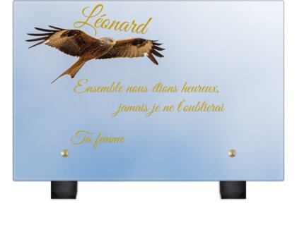 Plaque funéraire plaque-funeraire-aigle 29 plapuedacaes.com
