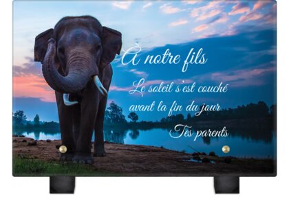 Plaque funéraire plaque-funeraire-elephant 24 plapuedacaes.com
