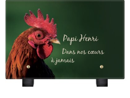 Plaque funéraire plaque-funeraire-coq 9 plapuedacaes.com
