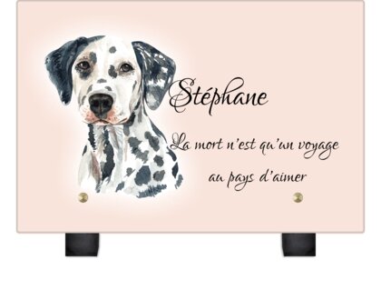 Plaque funéraire plaque-funeraire-dalmatien 17 plapuedacaes.com
