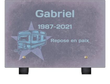 Plaque funéraire plaque-funeraire-roulotte 23 plapuedacaes.com
