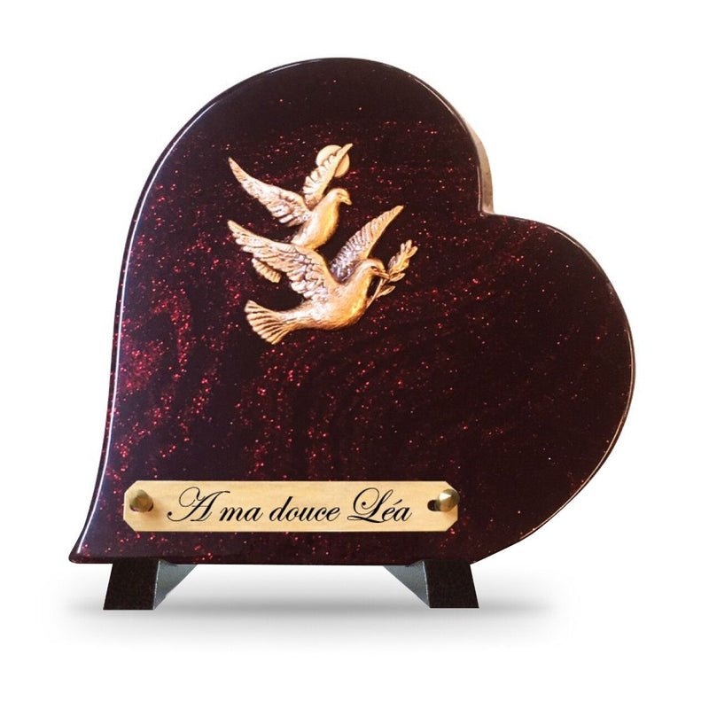 Plaque funéraire coeur-paillete-rouge 20 plapuedacaes.com
