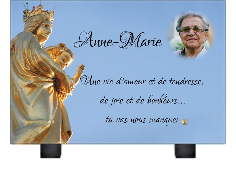 Plaque funéraire vierge-de-la-garde 30 plapuedacaes.com
