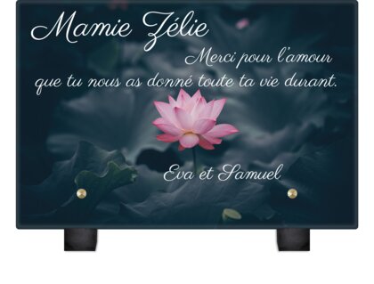 Plaque funéraire lotus-symbole-bouddhiste 6 plapuedacaes.com
