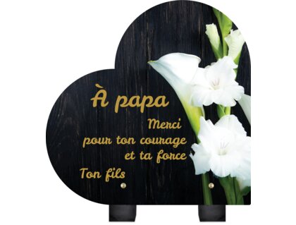 Plaque funéraire arum-blanc-forme-coeur 14 plapuedacaes.com
