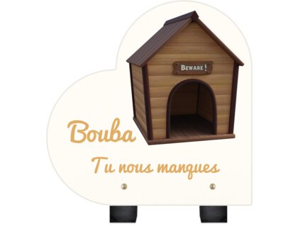 Plaque funéraire maison-de-chien-forme-coeur 13 plapuedacaes.com
