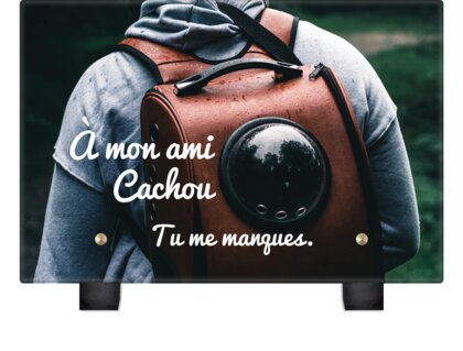 Plaque funéraire sac-a-dos-pour-chat 24 plapuedacaes.com
