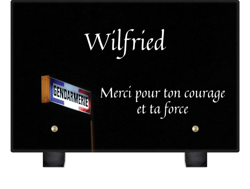 Plaque funéraire gendarme-gendarmerie 28 plapuedacaes.com
