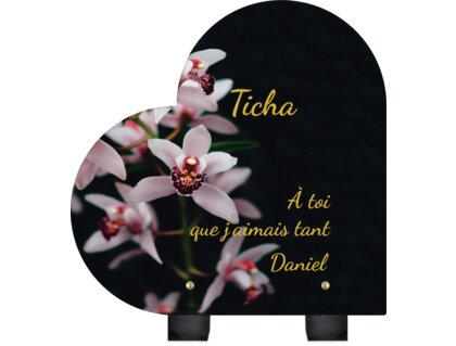 Plaque funéraire magnifiques-orchidees-forme-coeur 22 plapuedacaes.com
