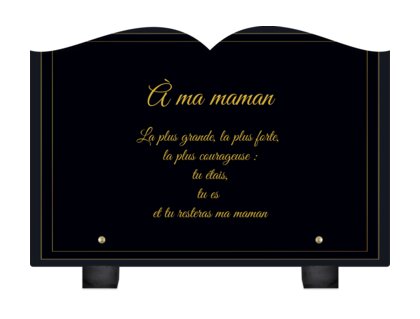 Plaque funéraire demi-cadre-forme-livre 1 plapuedacaes.com
