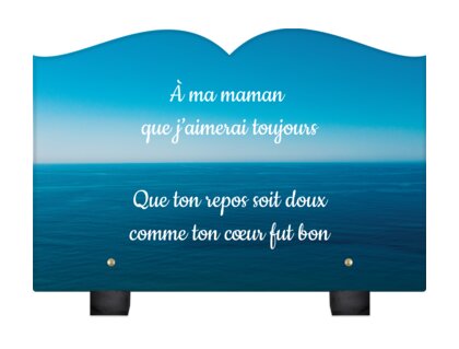 Plaque funéraire horizon-ocean-forme-livre 15 plapuedacaes.com
