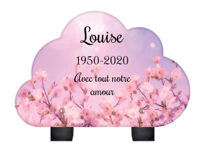 Plaque funéraire fleurs-de-cerisier-forme-nuage 12 plapuedacaes.com
