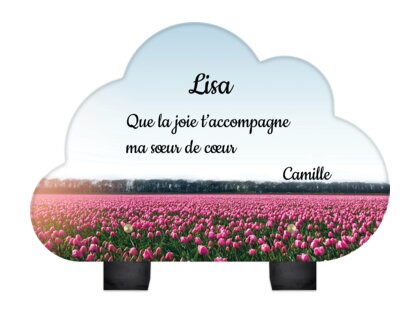 Plaque funéraire champ-de-tulipes-forme-nuage 6 plapuedacaes.com
