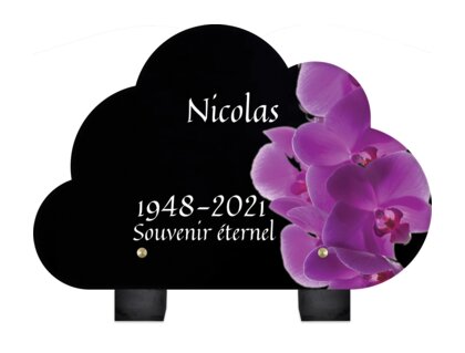 Plaque funéraire magnifiques-orchidees-forme-nuage 22 plapuedacaes.com
