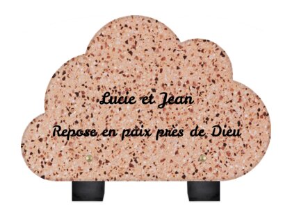 Plaque funéraire livre-granit-rose-forme-nuage 22 plapuedacaes.com
