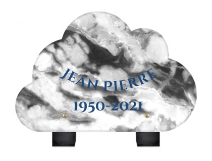 Plaque funéraire livre-granite-gris-forme-nuage 8 plapuedacaes.com
