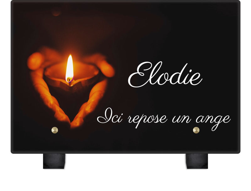 Plaque funéraire mains-bougie 25 plapuedacaes.com
