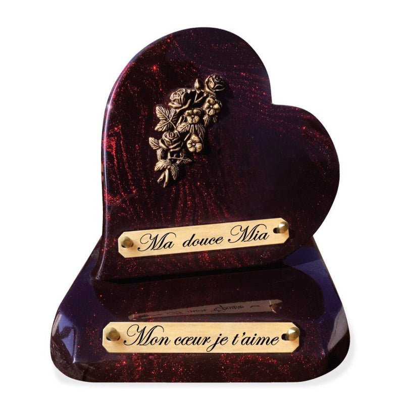 Plaque funéraire coeur-sur-socle-paillete-rouge 7 plapuedacaes.com
