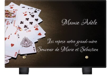 Plaque funéraire jeux-de-cartes 9 plapuedacaes.com
