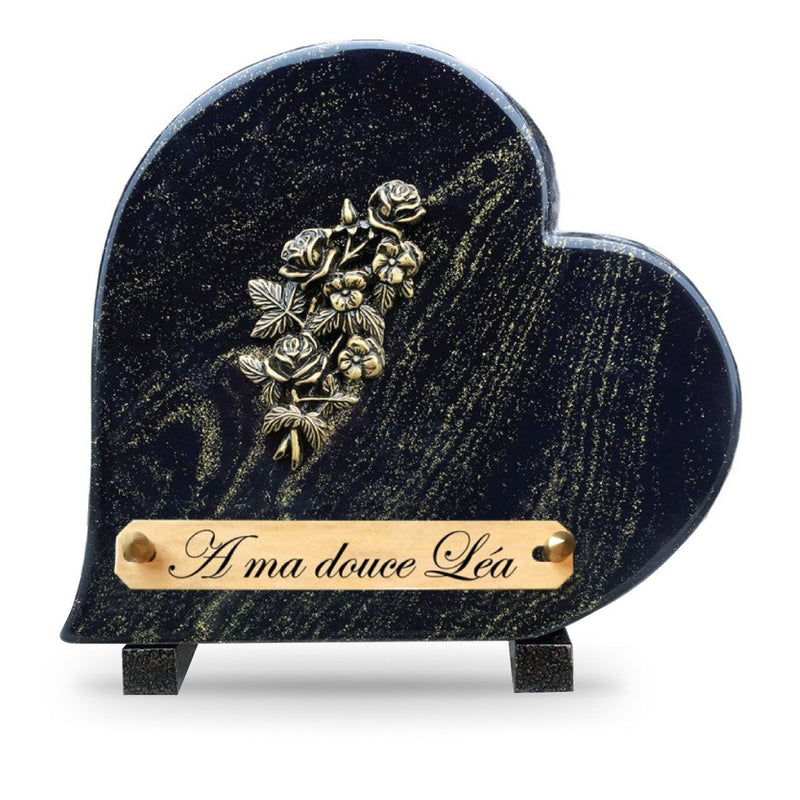 Plaque funéraire coeur-paillete-or 13 plapuedacaes.com
