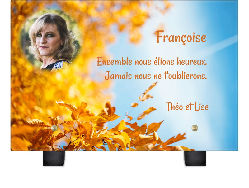 Plaque funéraire automne 2 plapuedacaes.com
