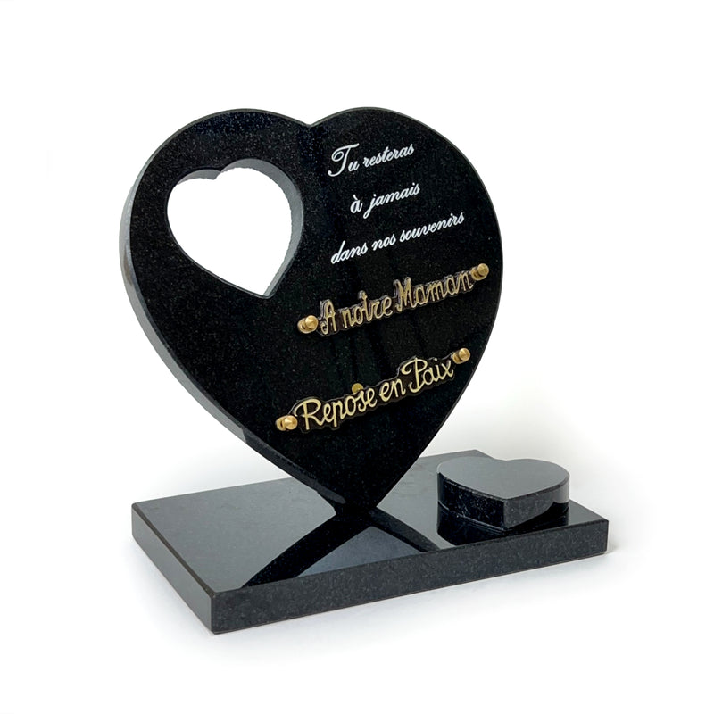 Plaque funéraire coeur-dans-le-coeur 24 plapuedacaes.com