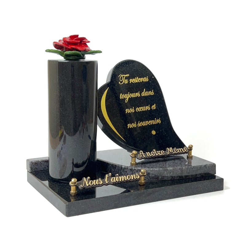 Plaque funéraire vase-et-coeur-sur-socle 1 plapuedacaes.com