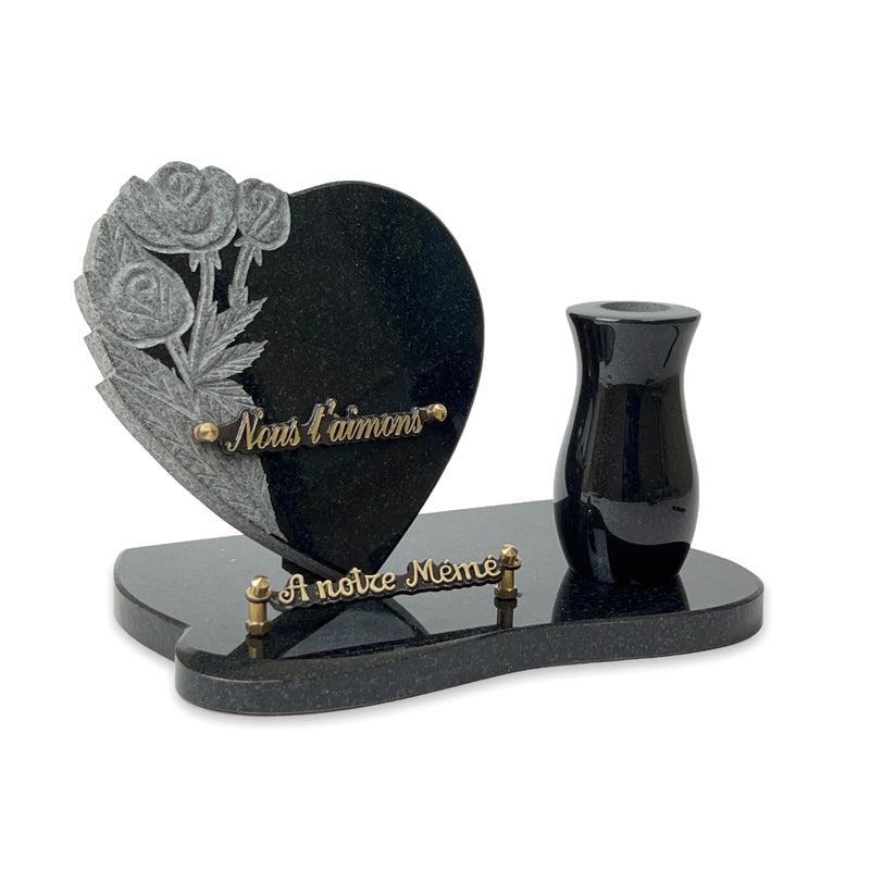 Plaque funéraire coeur-fleurs-taillees-avec-vase 5 plapuedacaes.com