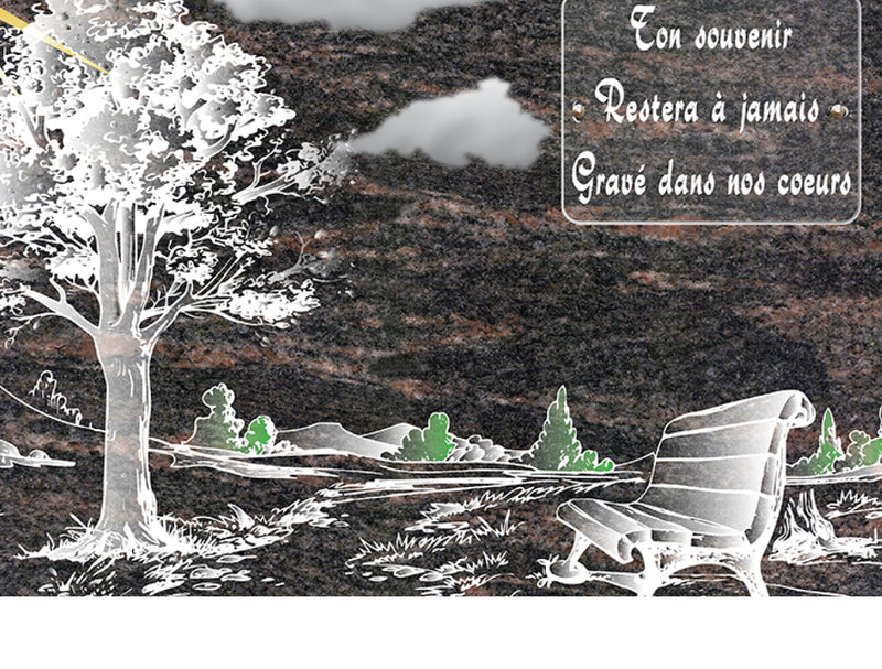 Plaque funéraire compogranit-paysage-et-banc 6 plapuedacaes.com
