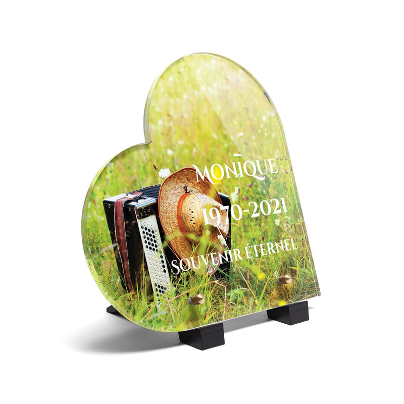 Plaque funéraire accordeon-nature-forme-coeur 18 plapuedacaes.com