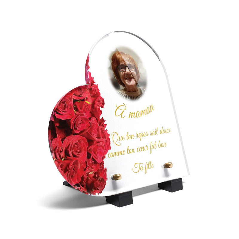 Plaque funéraire mur-de-roses-forme-coeur 18 plapuedacaes.com