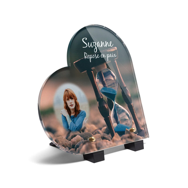 Plaque funéraire sablier-de-vie-forme-coeur 21 plapuedacaes.com