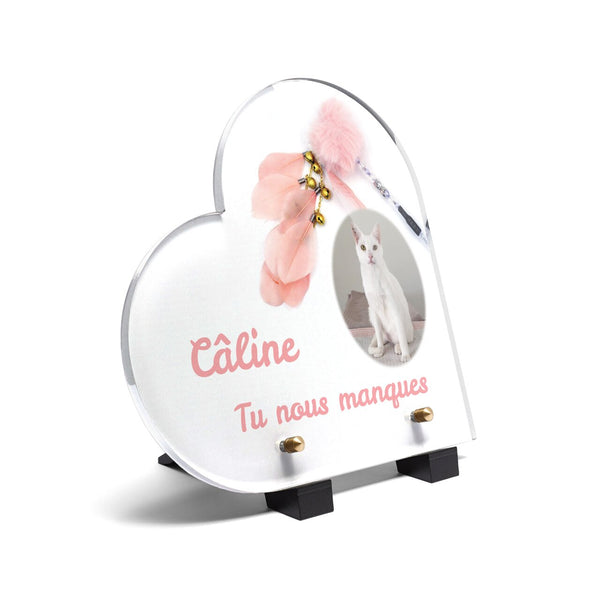 Plaque funéraire canne-a-peche-pour-chats-forme-coeur 16 plapuedacaes.com
