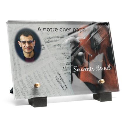 Plaque funéraire violoniste 29 plapuedacaes.com
