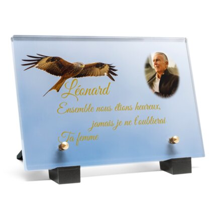 Plaque funéraire plaque-funeraire-aigle 29 plapuedacaes.com
