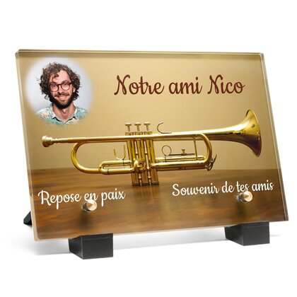 Plaque funéraire trompette 15 plapuedacaes.com
