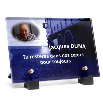 Plaque funéraire camion-bleu-de-routier 23 plapuedacaes.com
