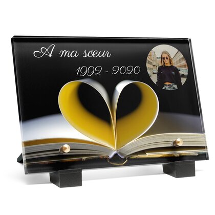 Plaque funéraire livre-pages-coeur 7 plapuedacaes.com
