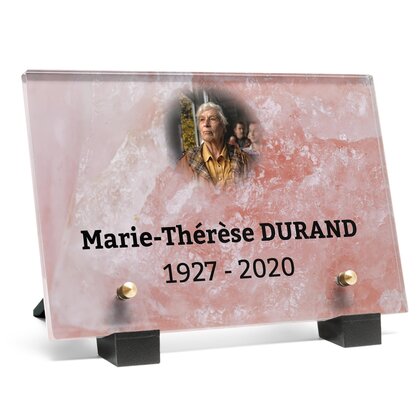Plaque funéraire marbre-rose 28 plapuedacaes.com
