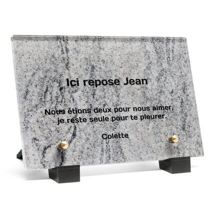 Plaque funéraire granit-viscount-blanc 25 plapuedacaes.com
