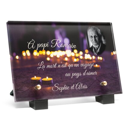 Plaque funéraire bougies-sur-carte 21 plapuedacaes.com

