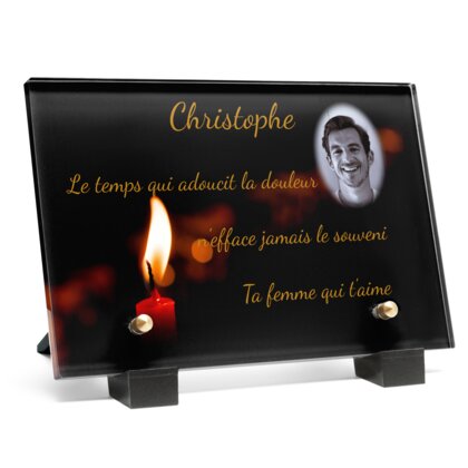 Plaque funéraire bougie-rouge 5 plapuedacaes.com
