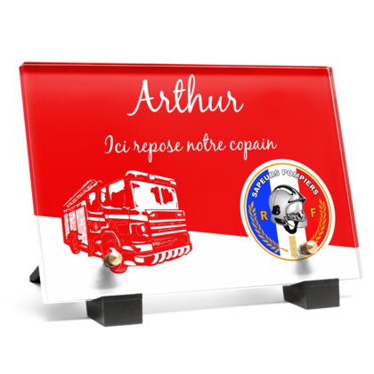 Plaque funéraire dessin-camion-de-pompier 19 plapuedacaes.com
