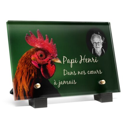 Plaque funéraire plaque-funeraire-coq 9 plapuedacaes.com
